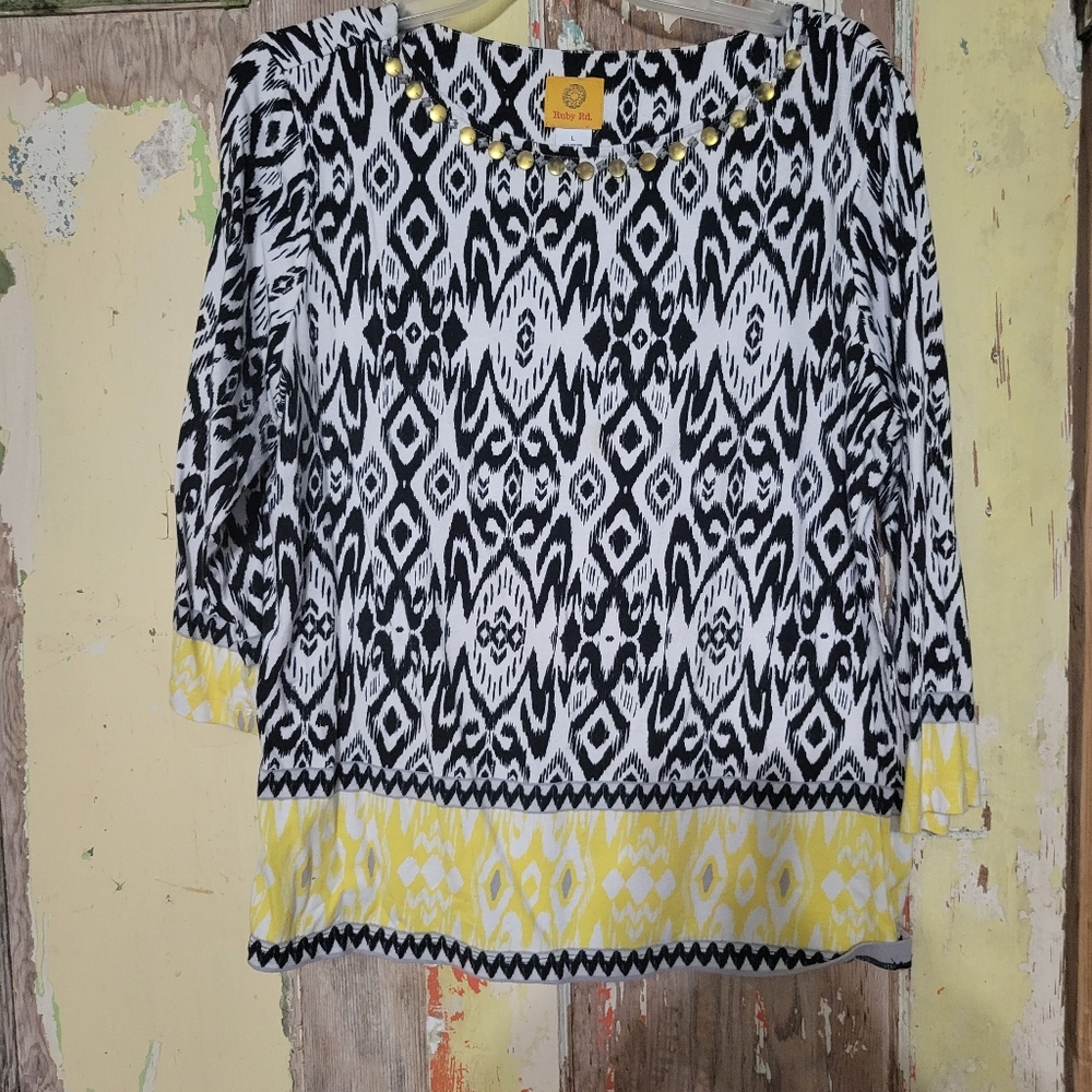 Blouse Size Large Ruby Rd - image 1
